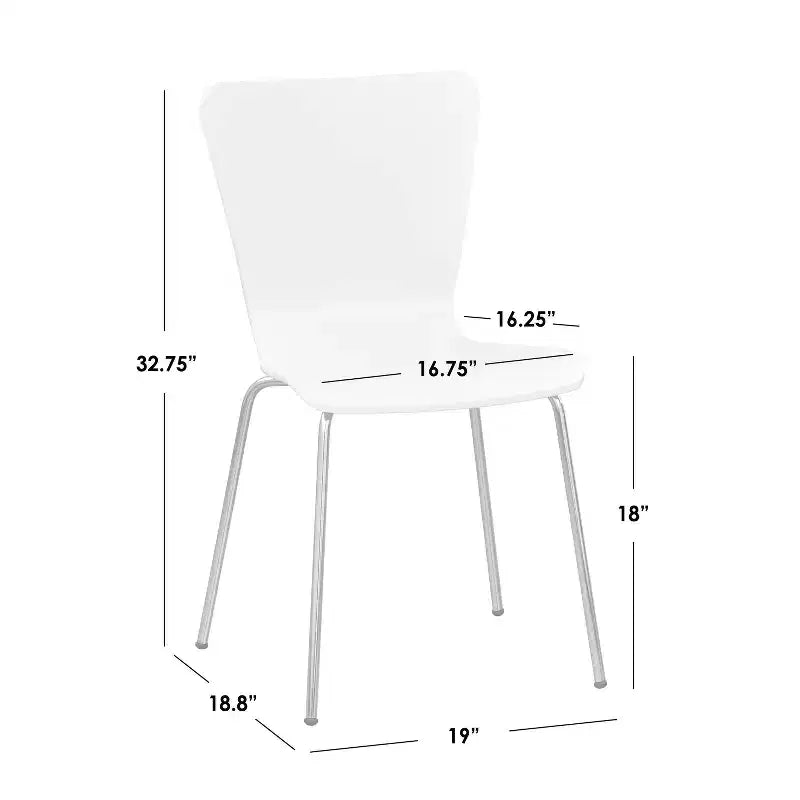 Buylateral Ensemble de salle à manger moderne 3 pièces Hillboro noir : Table ronde, cadre en métal, 2 chaises sans accoudoirs
