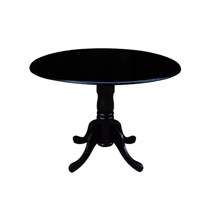 Ensemble de 5 tables doubles de 42 po avec 4 chaises style « Schoolhouse » Noir - International Concepts