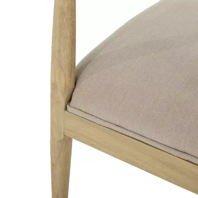 Ensemble de salle à manger Christopher Knight Home Lillian de 7 pièces de style moderne du milieu du siècle avec chaises rembourrées en frêne clair