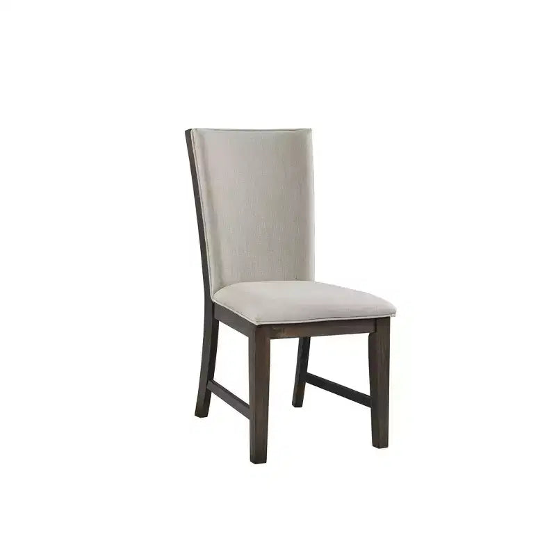 Table à manger extensible 7 pièces Jasper et six chaises d'appoint rembourrées Noyer grillé - Picket House Furnishings