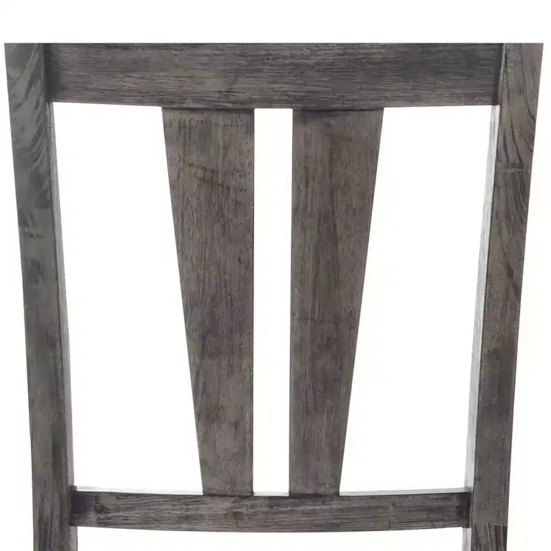Table à manger extensible Grayson 5 pièces avec sièges rembourrés Chêne gris - Picket House Furnishings : Bois d'hévéa, 6 places, Forme carrée