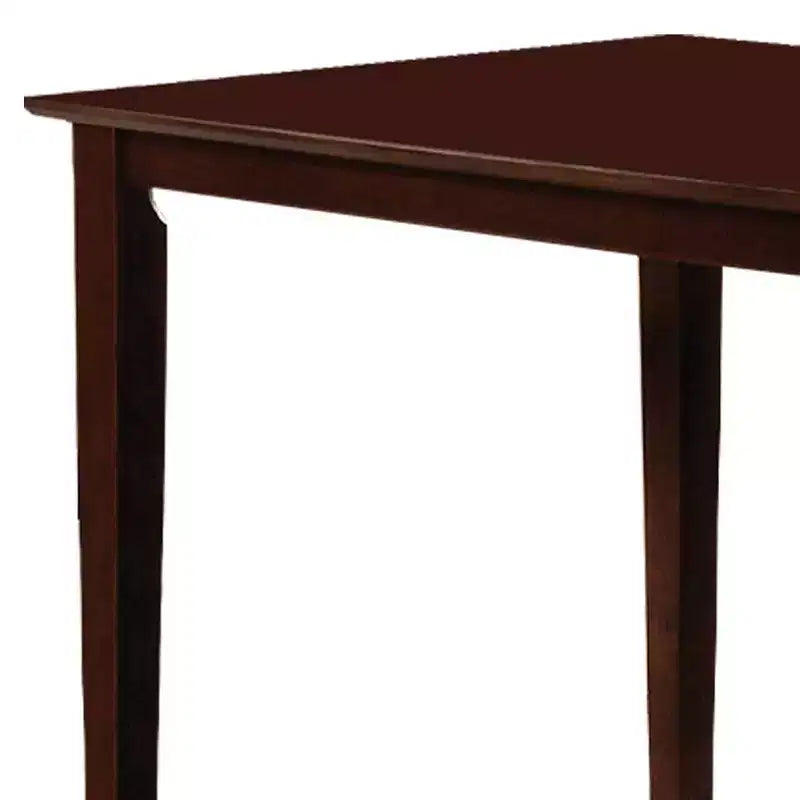 Tables de salle à manger Samuel 47" Espresso et microfibre - Acme Furniture