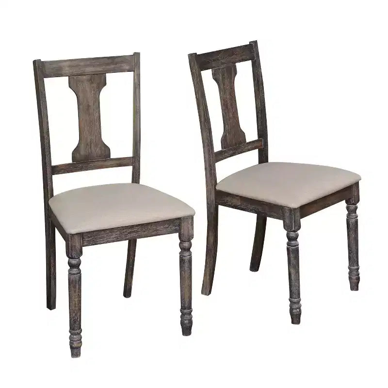 Ensemble de salle à manger 6 pièces Burntwood avec banc - Buylateral