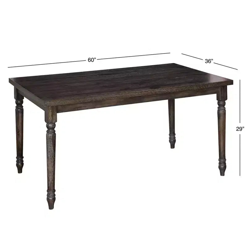 Ensemble de salle à manger 6 pièces Burntwood avec banc - Buylateral