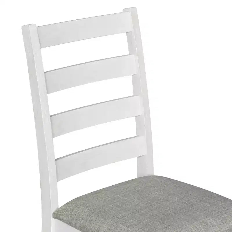 Ensemble de salle à manger rustique en bois 6 pièces, table rectangulaire avec 4 chaises et banc-ModernLuxe