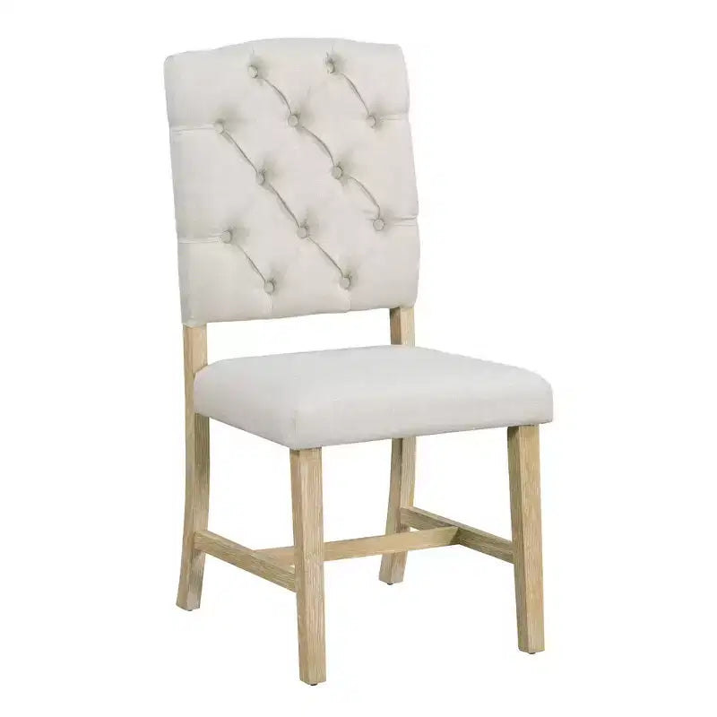 Ensemble de salle à manger vintage fonctionnel 5 pièces, table ronde avec rallonge de 40 cm et 4 chaises rembourrées - ModernLuxe