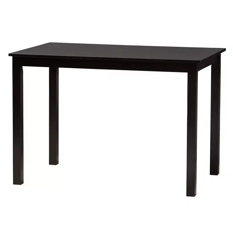 Ensemble de salle à manger Baxton Studio Genesis moderne en tissu et bois