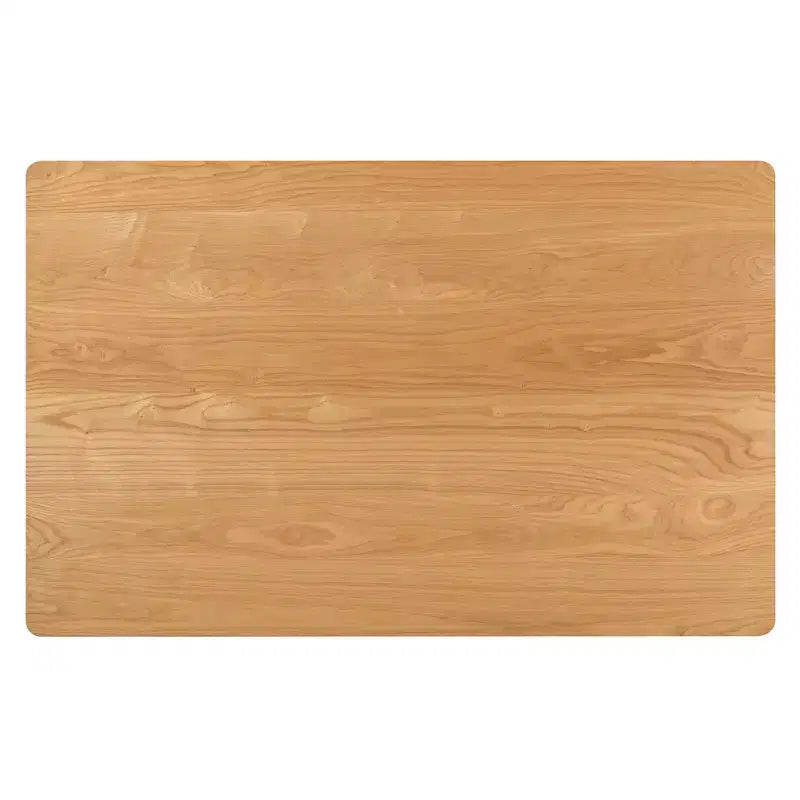Ensemble de salle à manger 5 pièces Baxton Studio Sabelle en bois et rotin de style Japandi