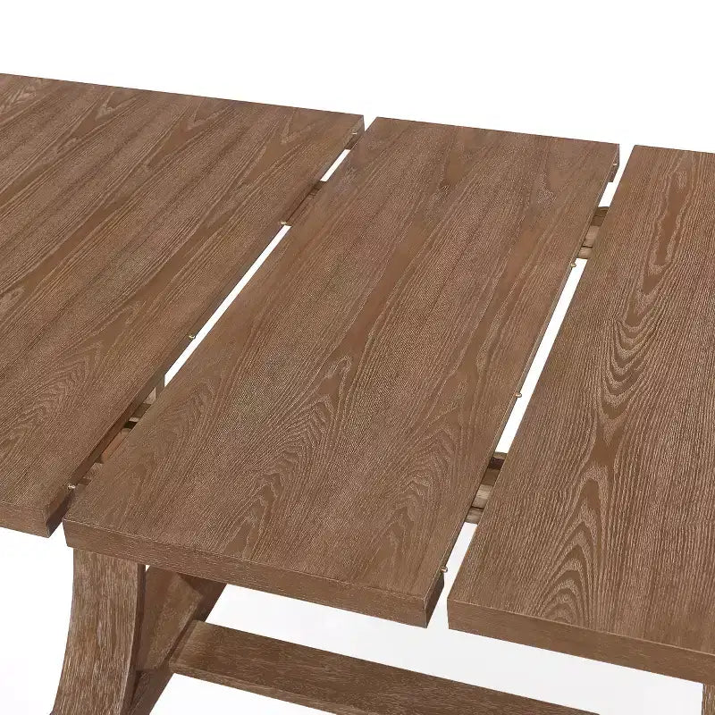 Christopher Knight Home Derring Ensemble de salle à manger extensible 7 pièces en bois rembourré de style campagnard français