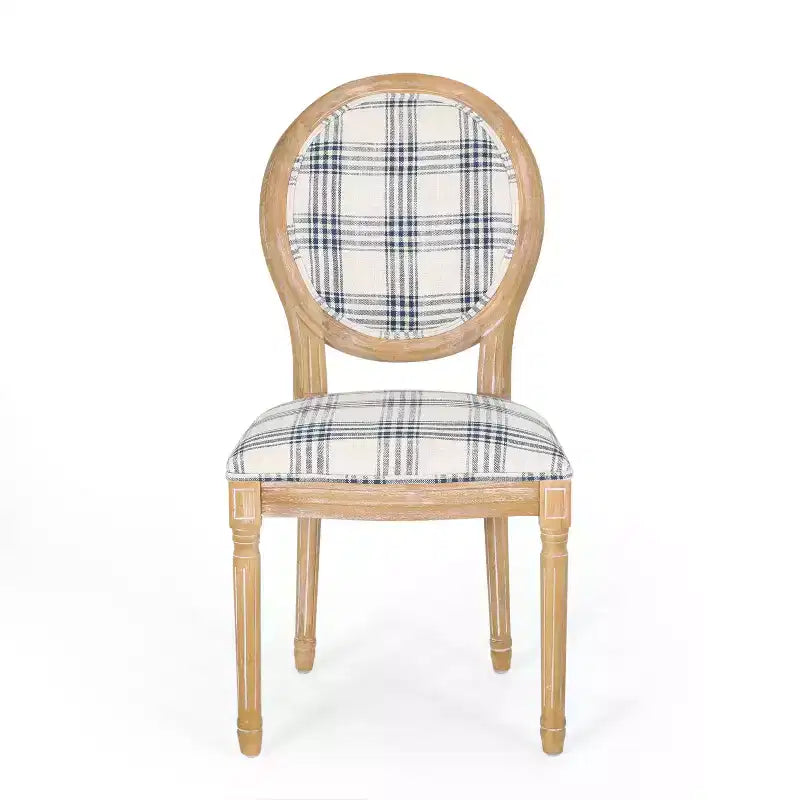 Christopher Knight Home Derring Ensemble de salle à manger extensible 7 pièces en bois rembourré de style campagnard français