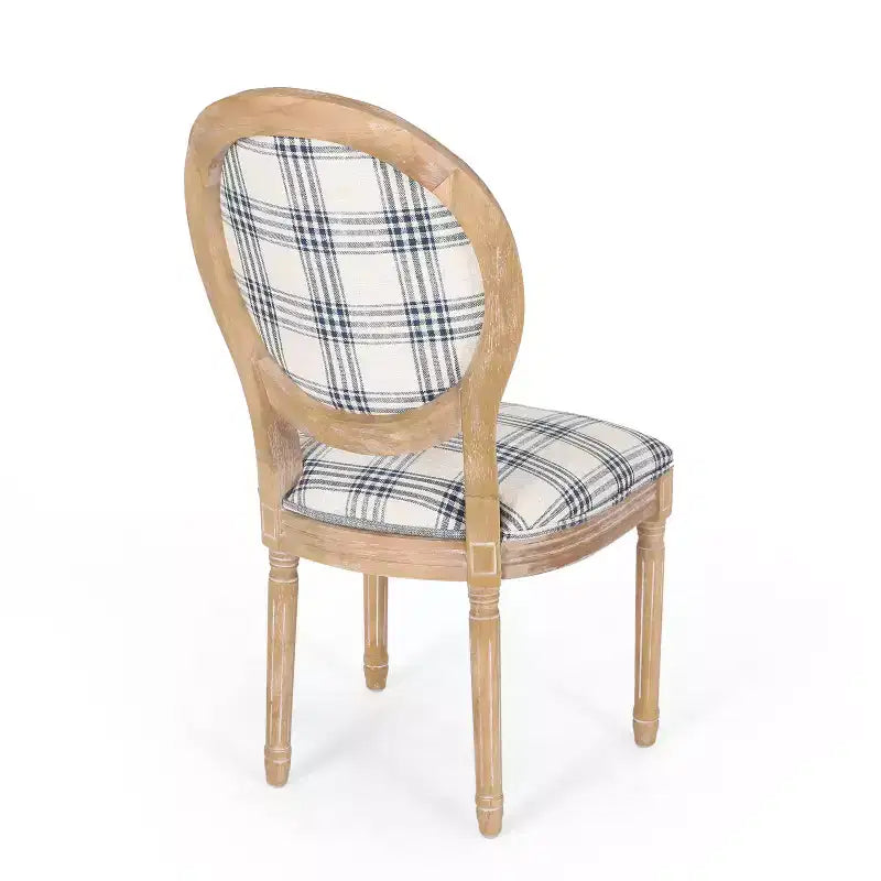 Christopher Knight Home Derring Ensemble de salle à manger extensible 7 pièces en bois rembourré de style campagnard français