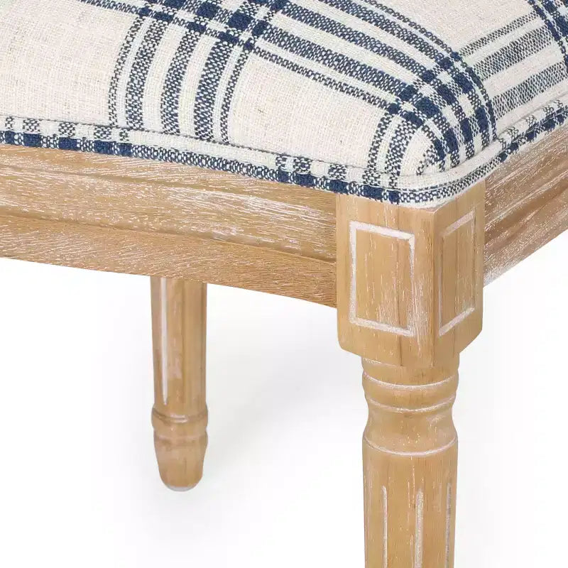 Christopher Knight Home Derring Ensemble de salle à manger extensible 7 pièces en bois rembourré de style campagnard français