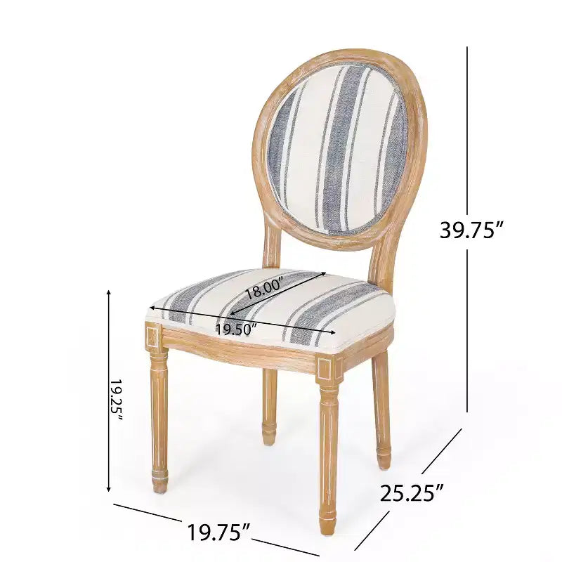 Christopher Knight Home Derring Ensemble de salle à manger extensible 7 pièces en bois rembourré de style campagnard français