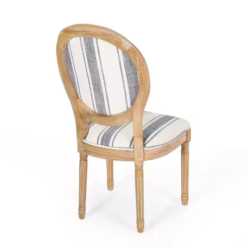 Christopher Knight Home Derring Ensemble de salle à manger extensible 7 pièces en bois rembourré de style campagnard français