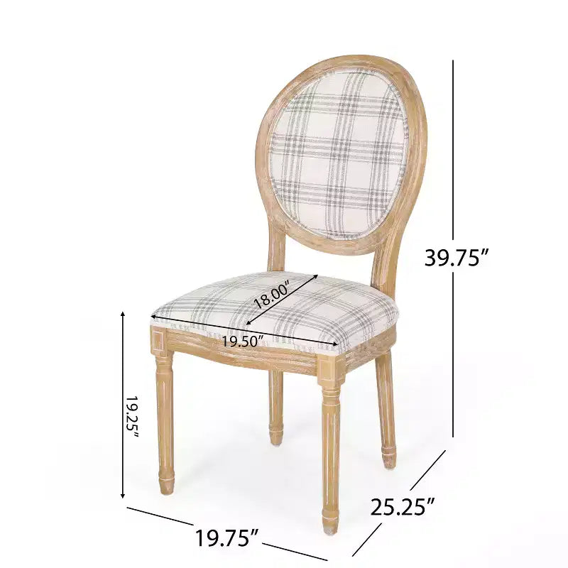 Christopher Knight Home Derring Ensemble de salle à manger extensible 7 pièces en bois rembourré de style campagnard français