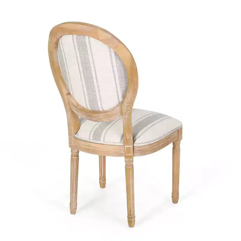 Christopher Knight Home Derring Ensemble de salle à manger extensible 7 pièces en bois rembourré de style campagnard français