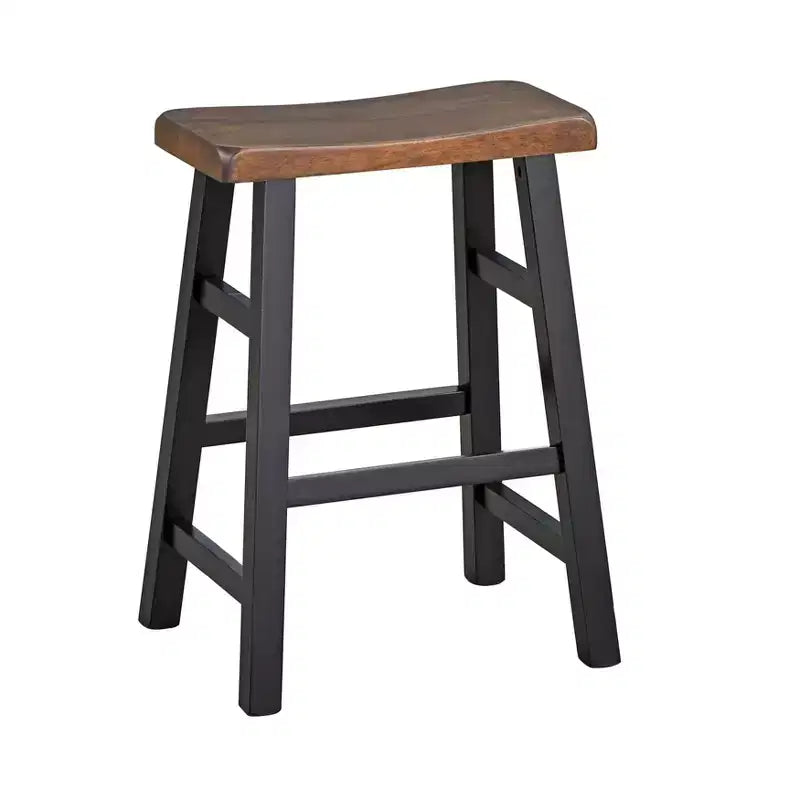 Ensemble de salle à manger 4 pièces en bois massif de hauteur comptoir compact Galena par Buylateral