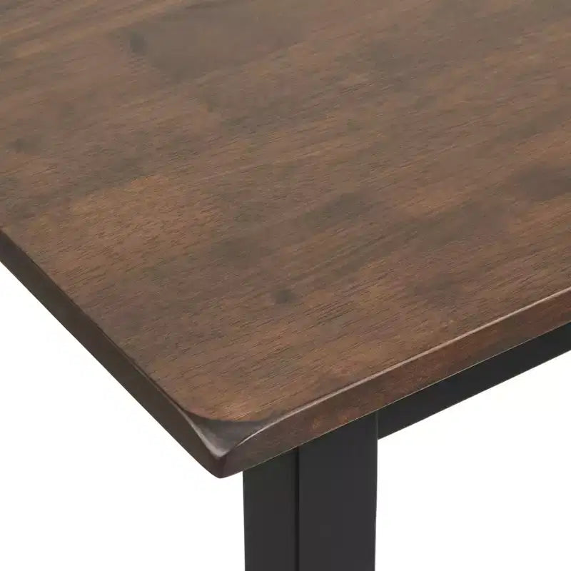 Ensemble de salle à manger 4 pièces en bois massif de hauteur comptoir compact Galena par Buylateral