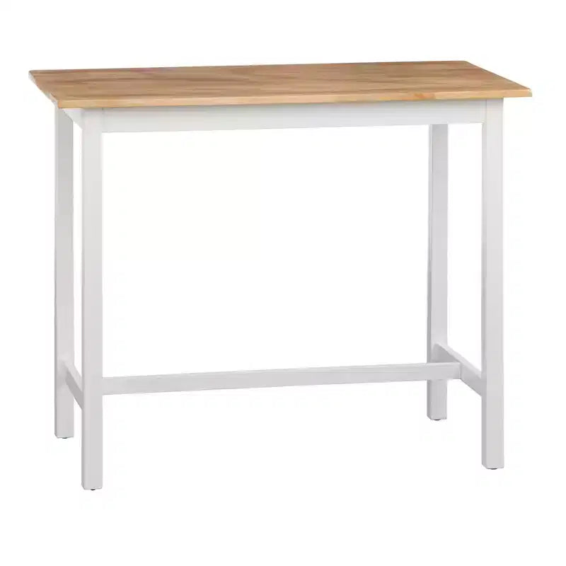 Ensemble de salle à manger 4 pièces en bois massif de hauteur comptoir compact Galena par Buylateral