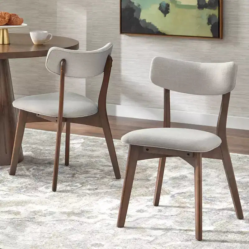 Ensemble repas Lifestorey Cari 7 pièces de style Mid-Century Modern